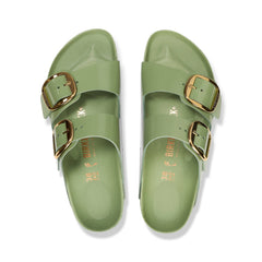 Arizona Big Buckle High Shine Green Tea Natural Leather Patent