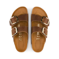 Arizona Big Buckle Cognac Oiled Leather