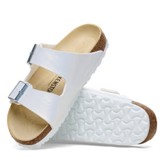 Arizona Shiny Embossed White Embossed Birko-Flor