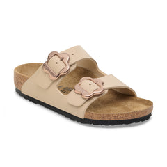 Arizona Kids Flower Buckle Sandcastle Birko-Flor
