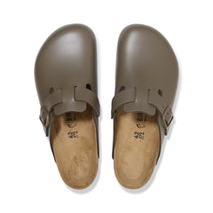 Boston Concrete Grey Smooth Leather