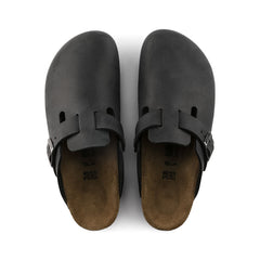 Boston Black Oiled Leather