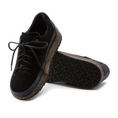 Honnef Low Black Suede Leather