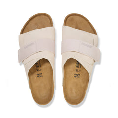Kyoto Antique White Suede/Nubuck Leather