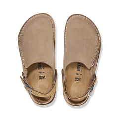 Lutry Grey Taupe Suede Leather