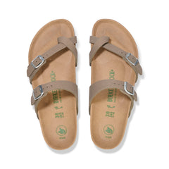 Mayari Vegan Grey Taupe Synthetic Soft Birki