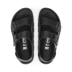 Milano Chunky Exquisite Black Smooth Leather