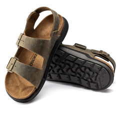Milano Cross Town Arctic Faded Khaki Waxy Leather
