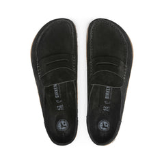 Naples Black Suede Leather
