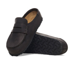 Naples Wrapped Black Oiled Leather