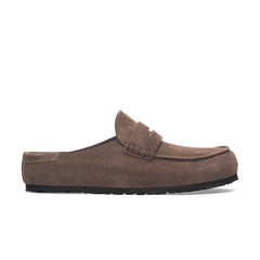Naples Wrapped Concrete Grey Suede Leather