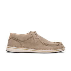 Pasadena Taupe Suede Leather