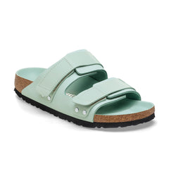 Uji High Shine Surf Green Nubuck Leather