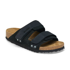 Uji Black Suede Leather