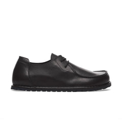 Utti Lace Black Grained Leather