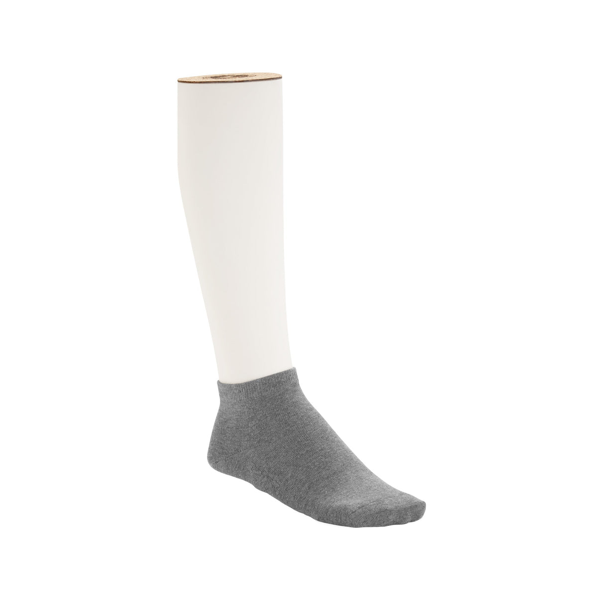Cotton Sole Sneaker Socks W Grey Melange 2pk