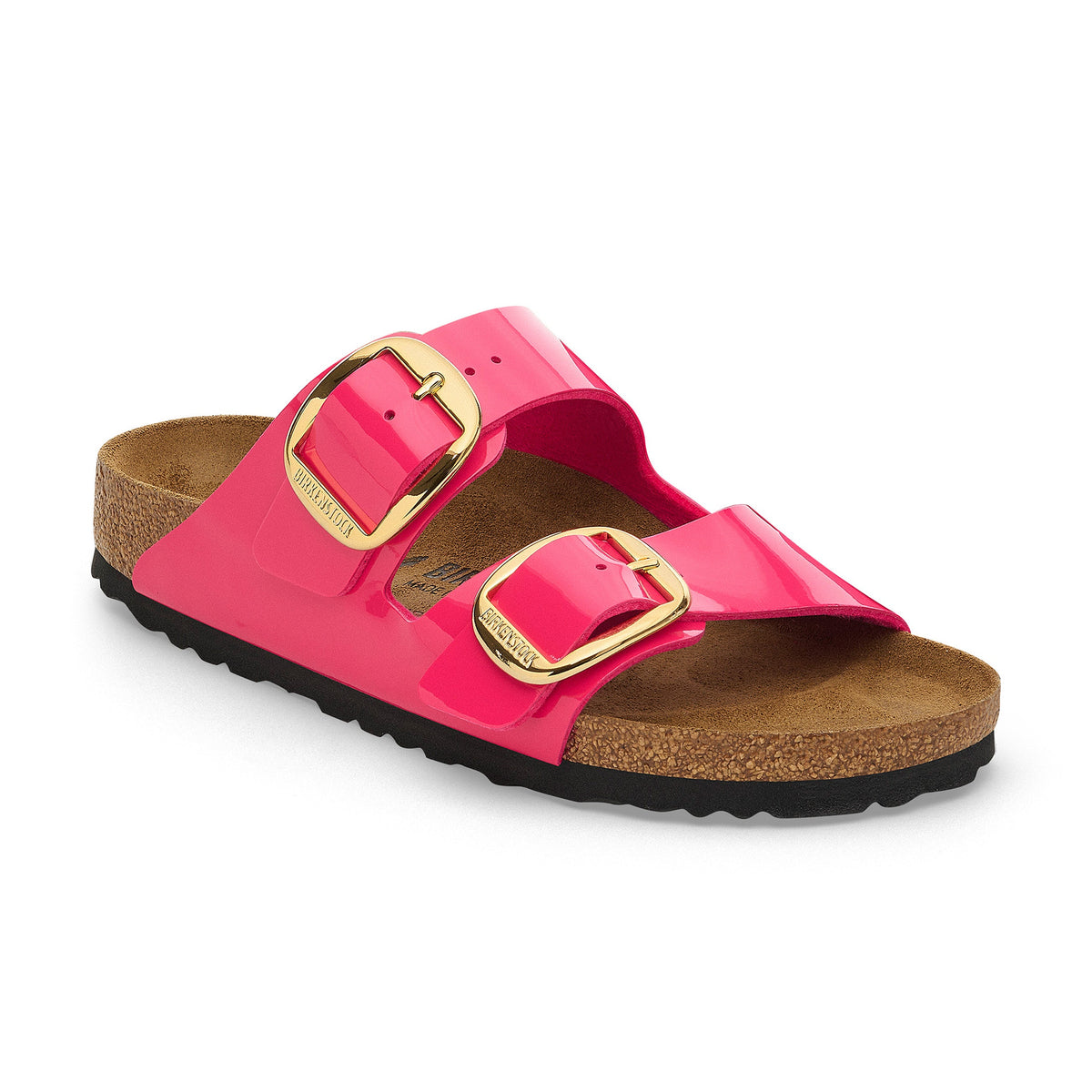 Arizona Big Buckle Patent Fuchsia Fusion Birko-Flor