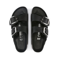 Arizona Big Buckle Black Oiled Leather