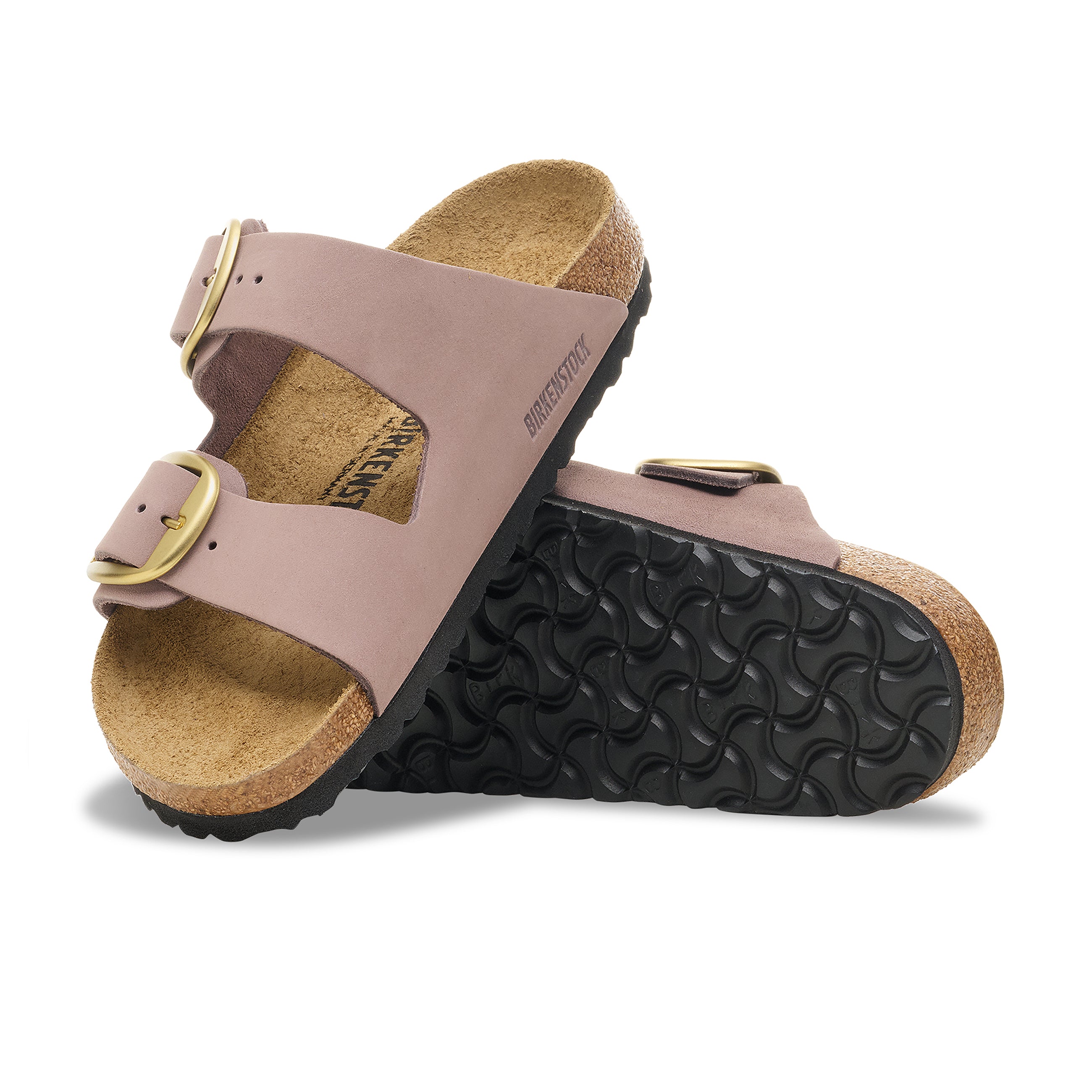 Arizona Big Buckle Faded Purple Nubuck Leather