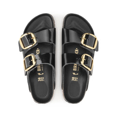 Arizona Big Buckle High Shine Black Natural Leather Patent