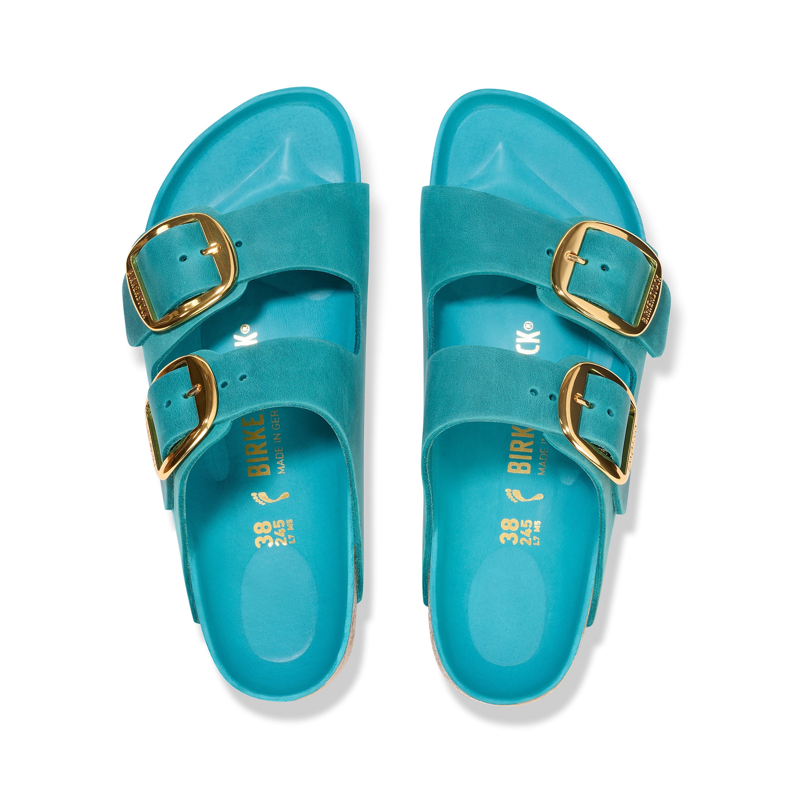Arizona Big Buckle Biscay Bay Oiled Leather