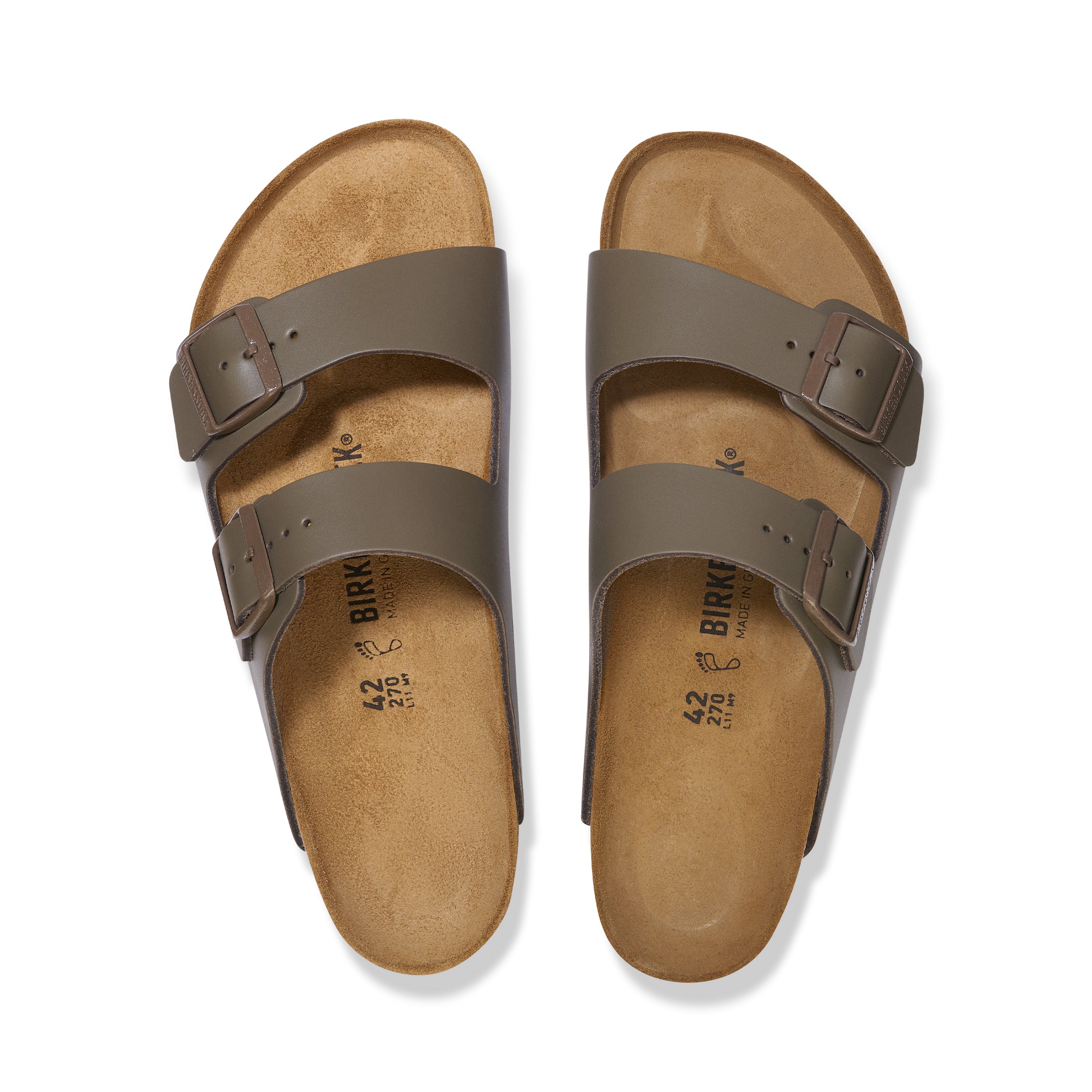 Arizona Concrete Grey Smooth Leather