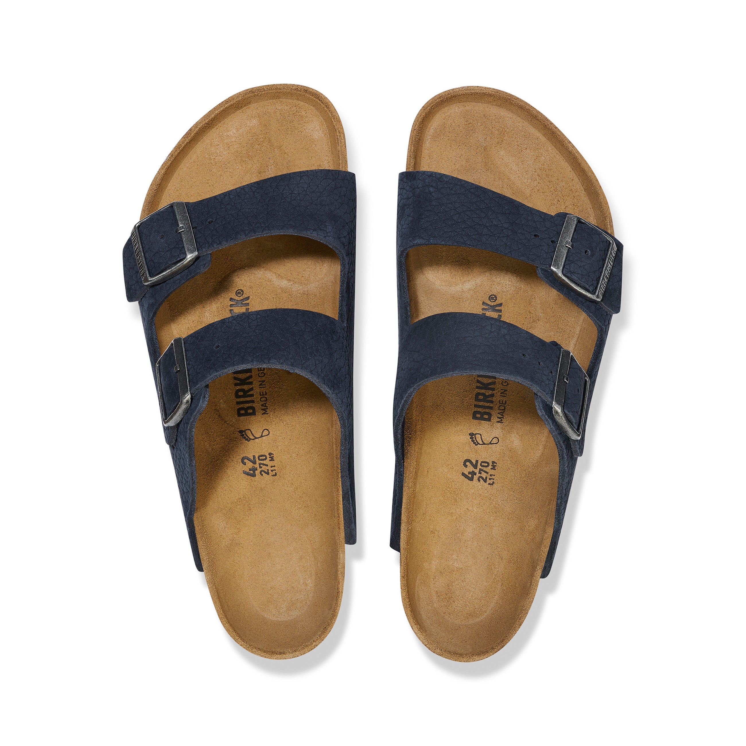 Arizona Desert Buck Midnight Nubuck Leather