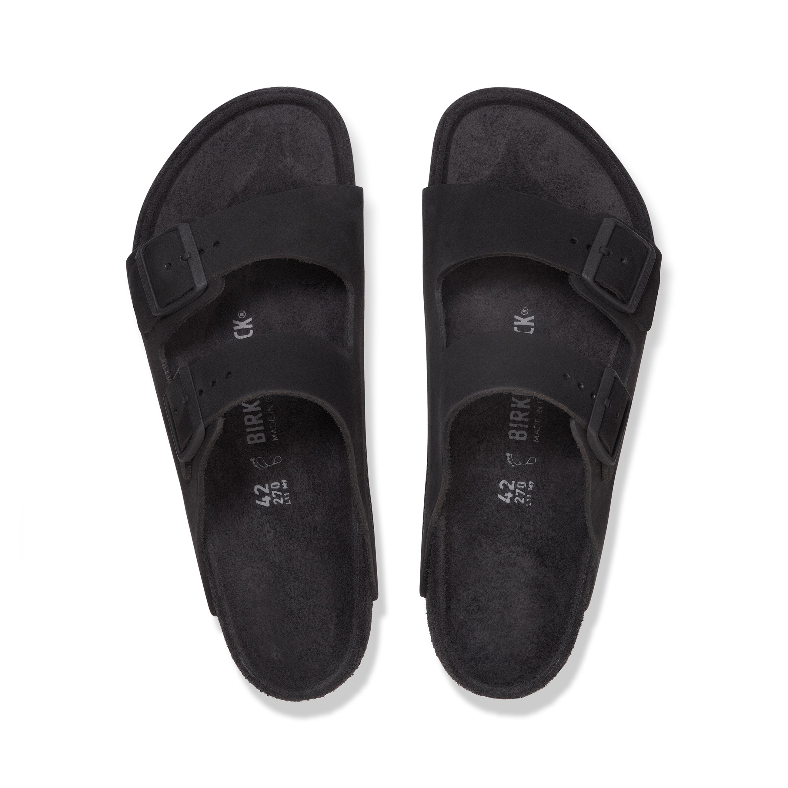 Arizona Exquisite Black Nubuck Leather