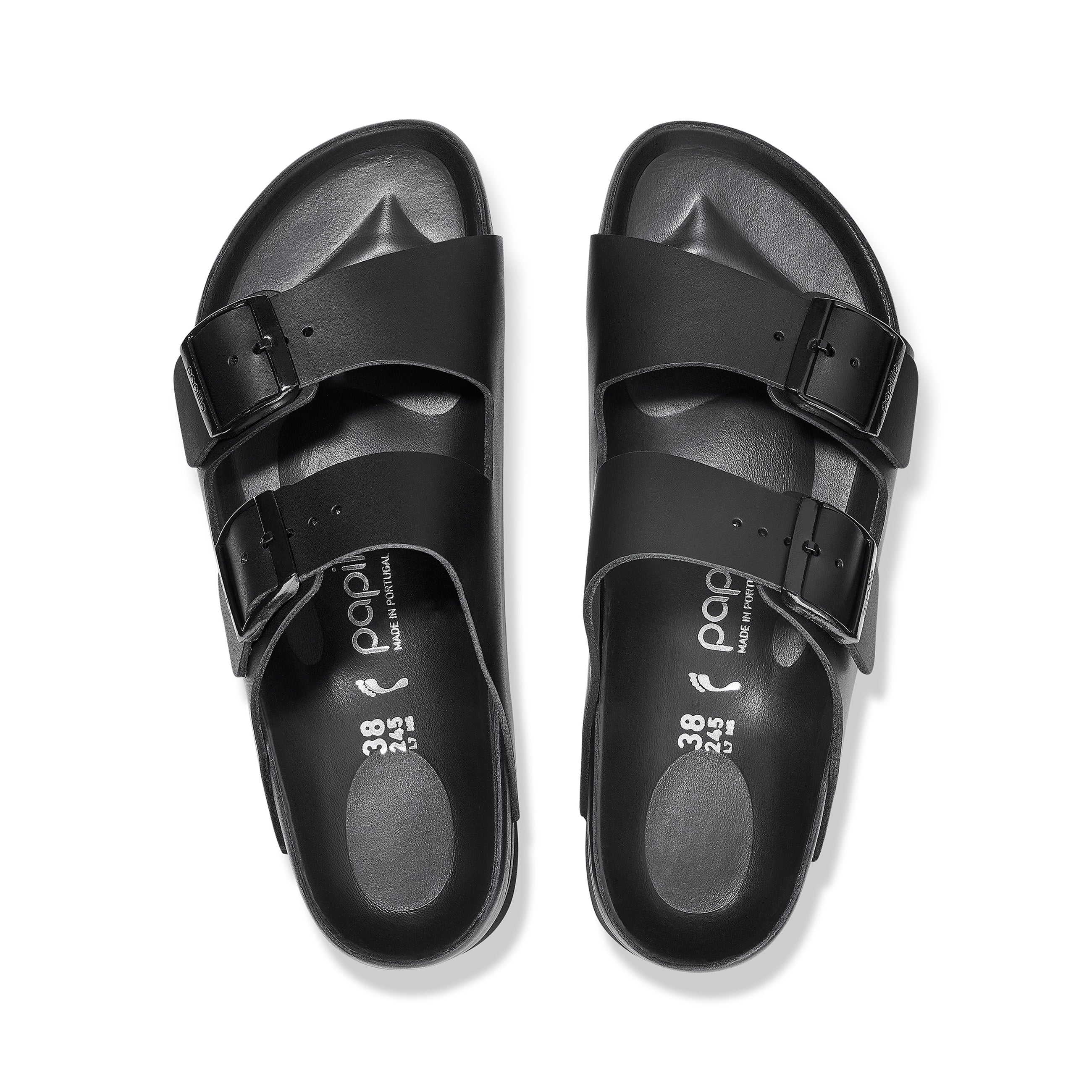 Arizona Exquisite Flex Platform Black Smooth Leather