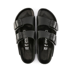 Arizona Exquisite Platform Black Natural Leather
