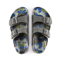 Arizona Kids Grey/Multicolour Camo Birko-Flor