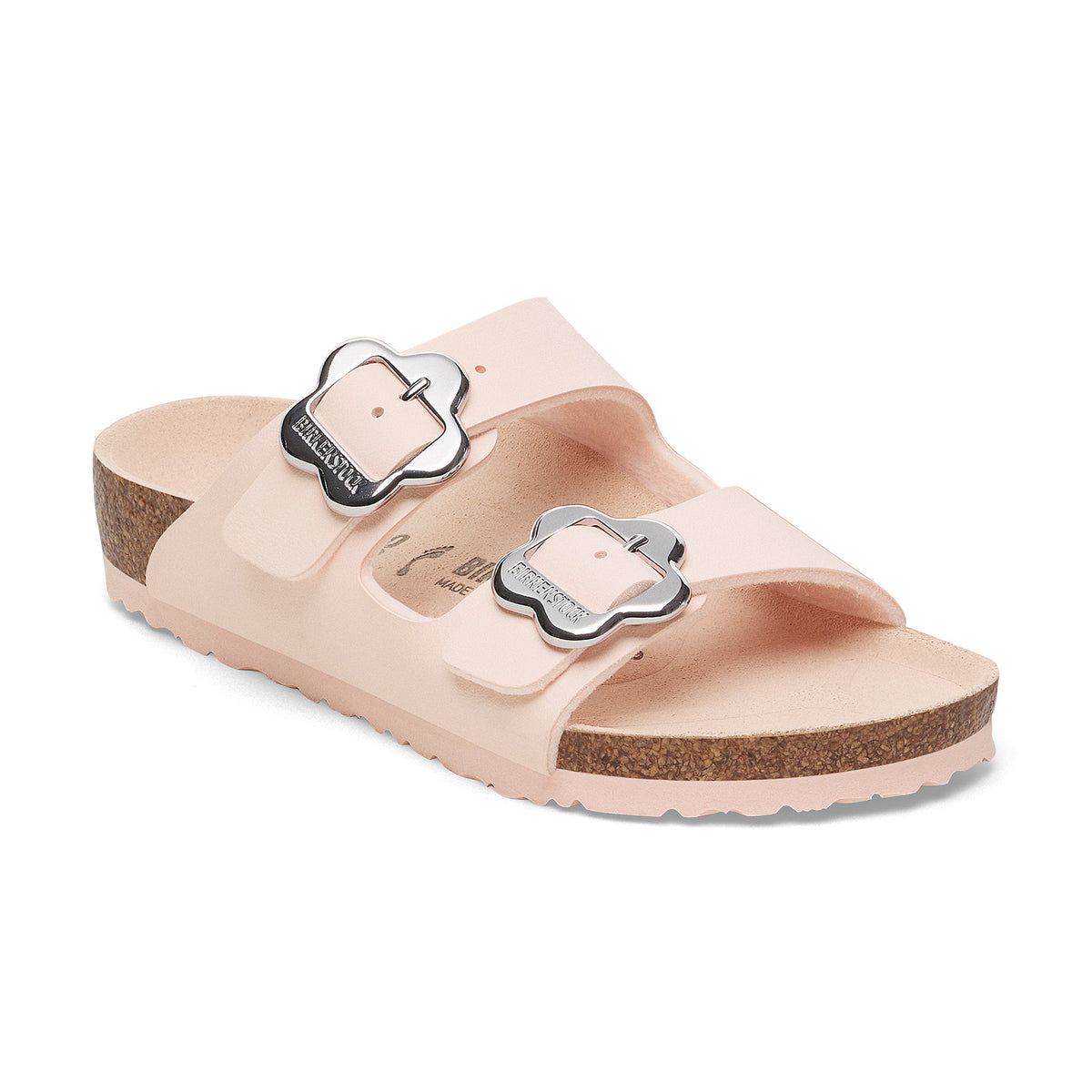 Arizona Kids Flower Buckle Light Rose Birko-Flor