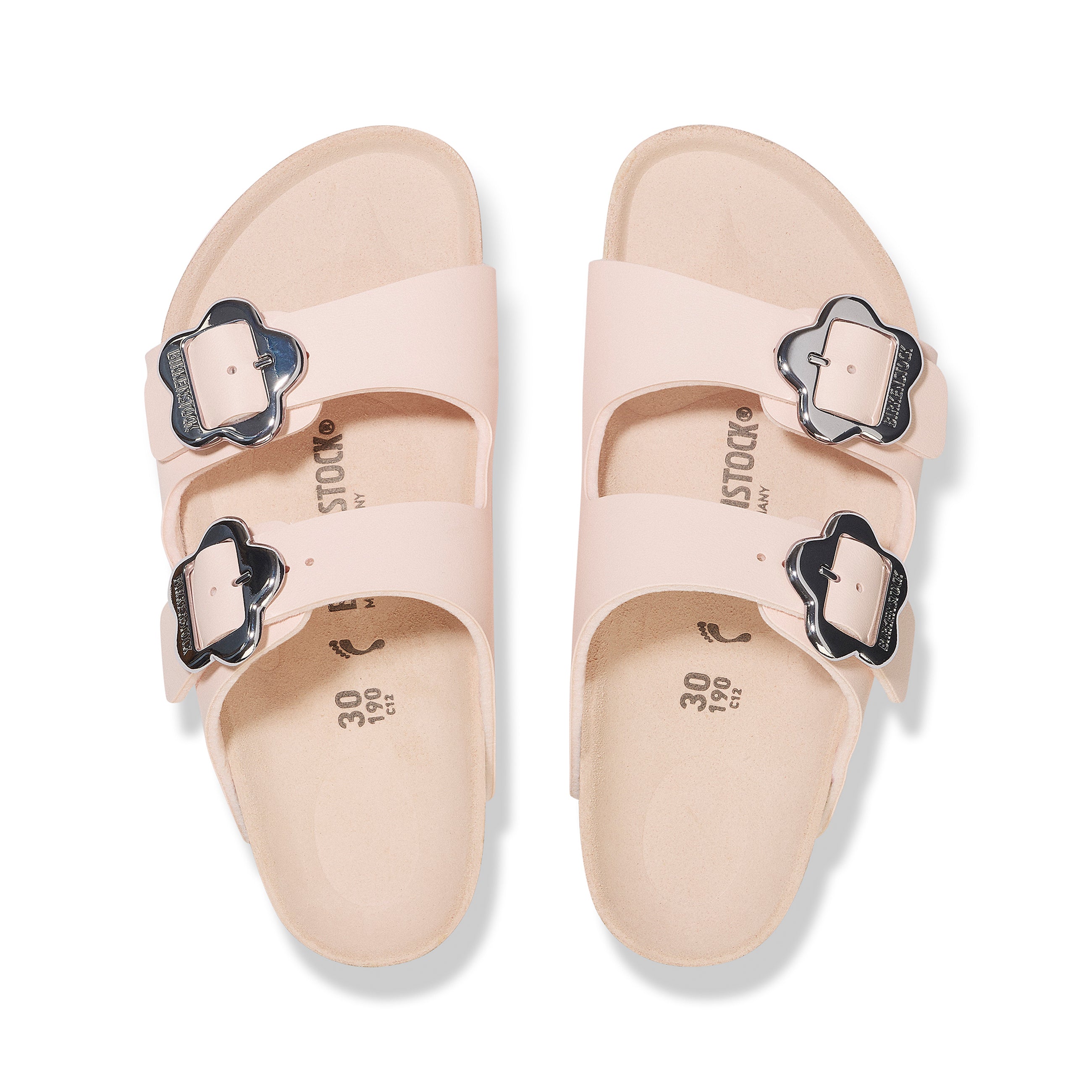 Arizona Kids Flower Buckle Light Rose Birko-Flor
