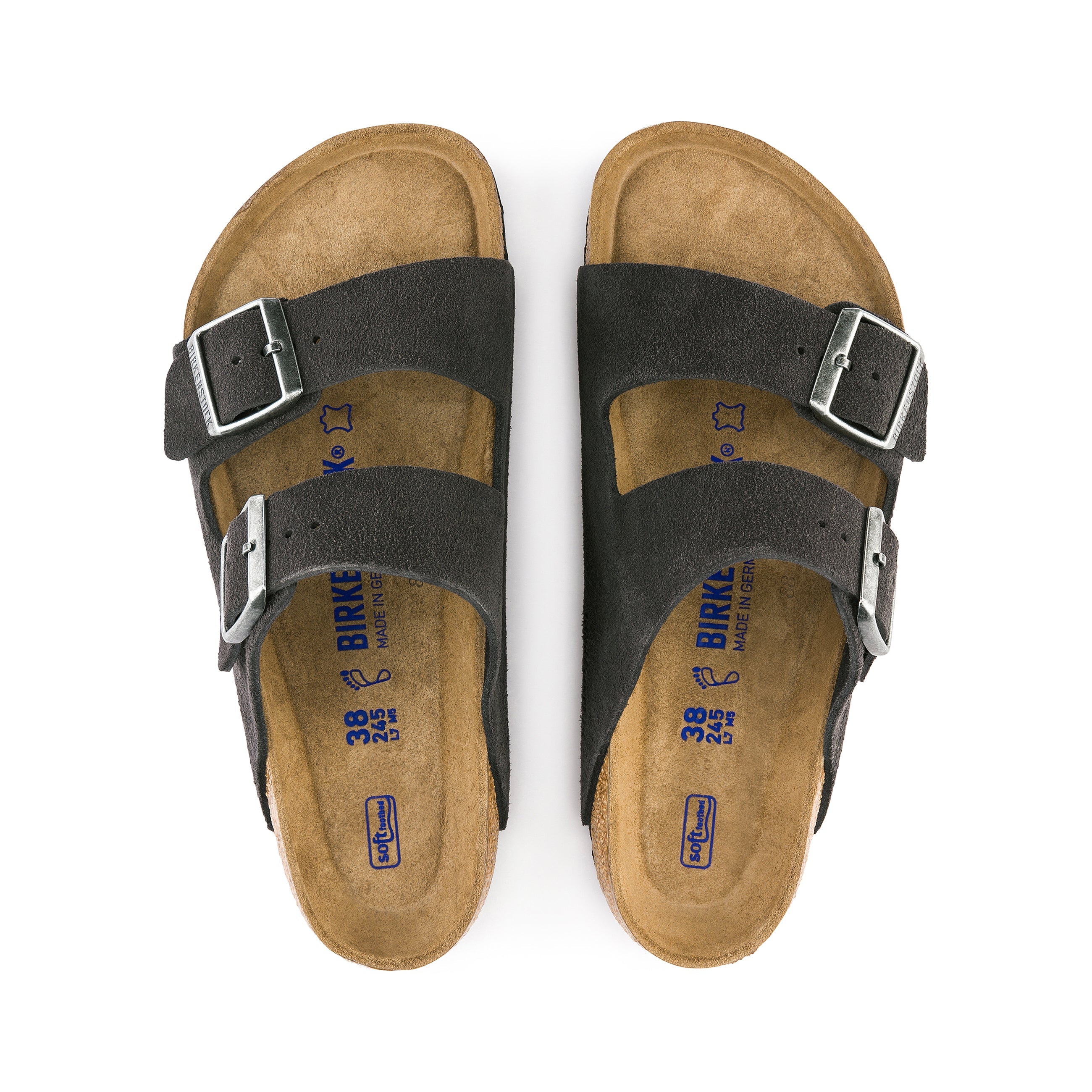 Arizona SFB Velvet Grey Suede Leather