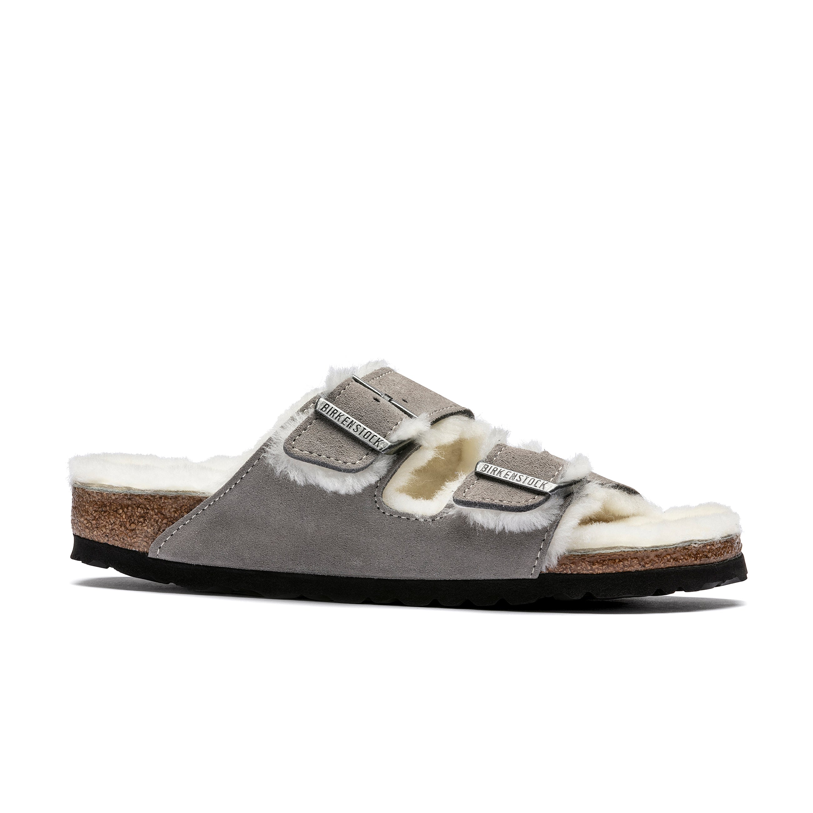 Arizona Shearling Stone Coin Suede Leather