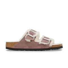 Arizona Shearling Faded Purple Suede Leather/Shearling