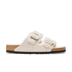 Arizona Shearling Antique White Suede Leather/Shearling