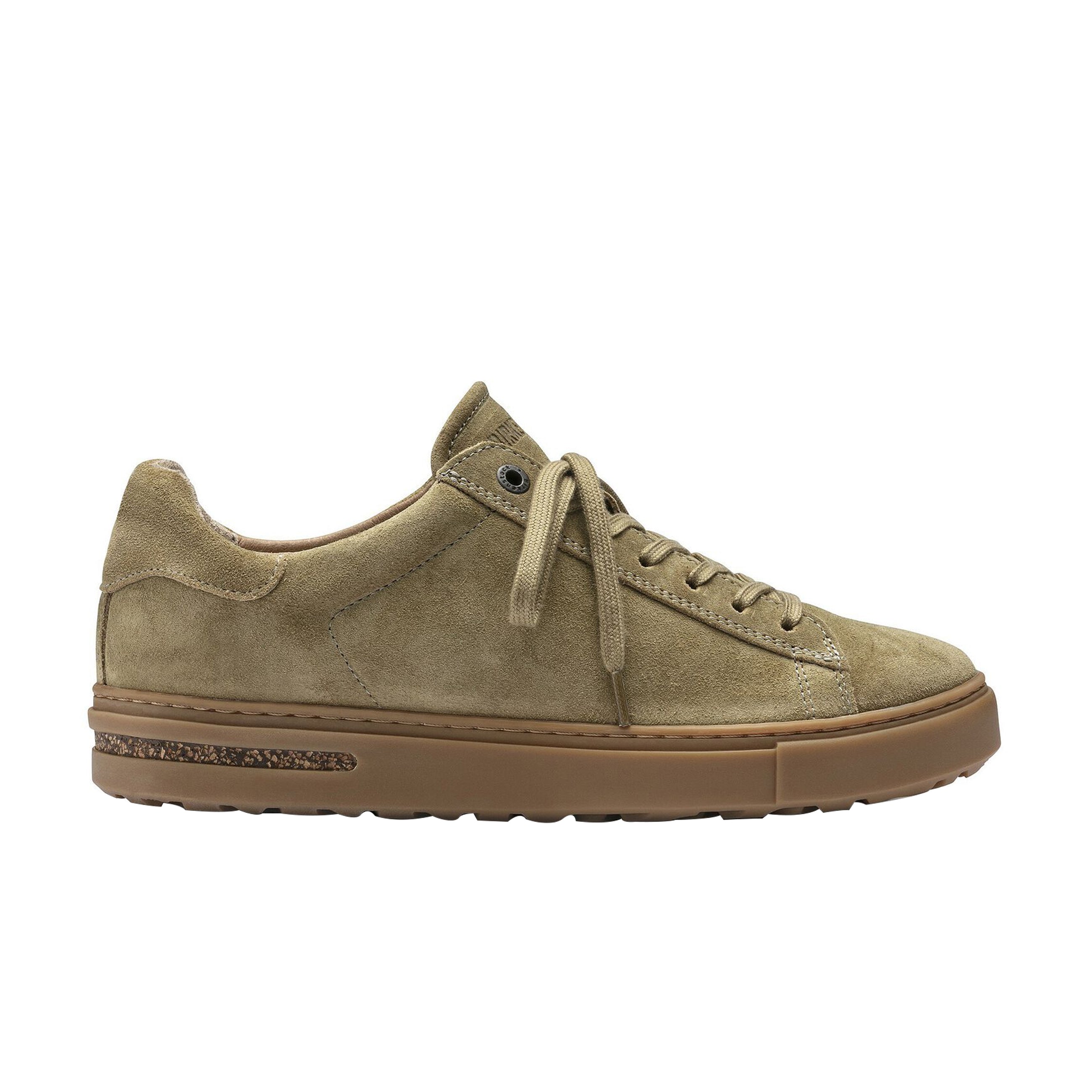Bend Low Khaki Suede Leather