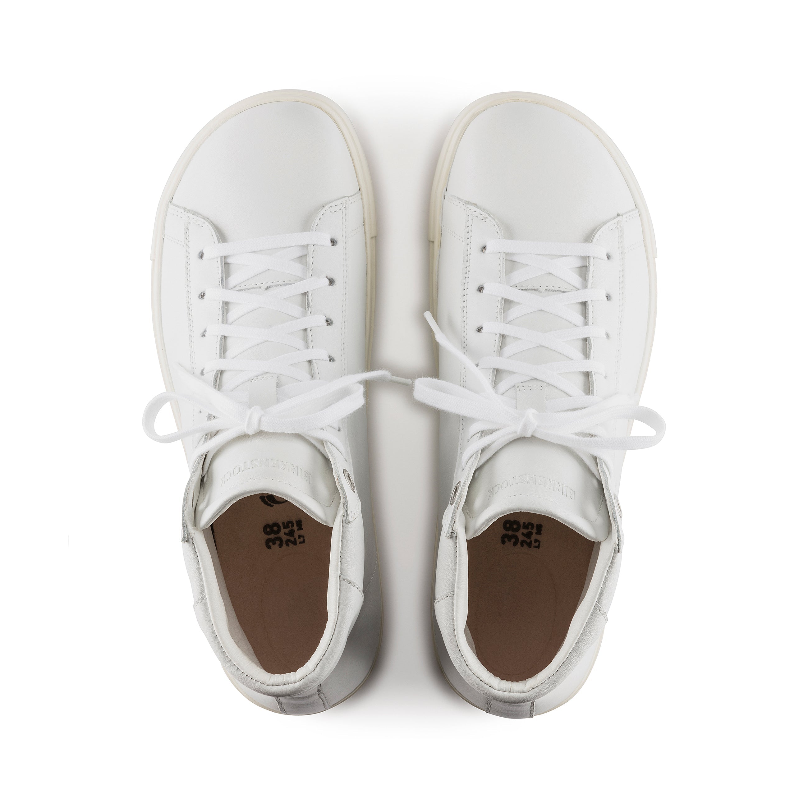 Bend Mid White Smooth Leather