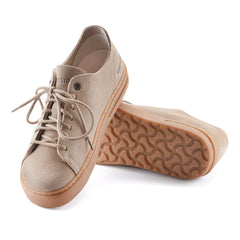 Bend Low Decon Grey Taupe Nubuck Leather