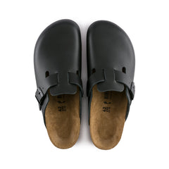 Boston Black Smooth Leather