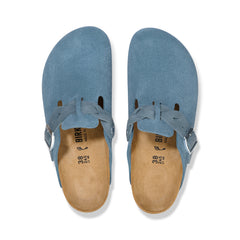 Boston Braided Elemental Blue Suede Leather