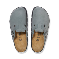 Boston Chunky Basalt Grey Suede Leather