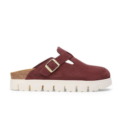 Boston Chunky Berry Crush Suede Leather