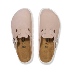 Boston Chunky Light Rose Suede Leather