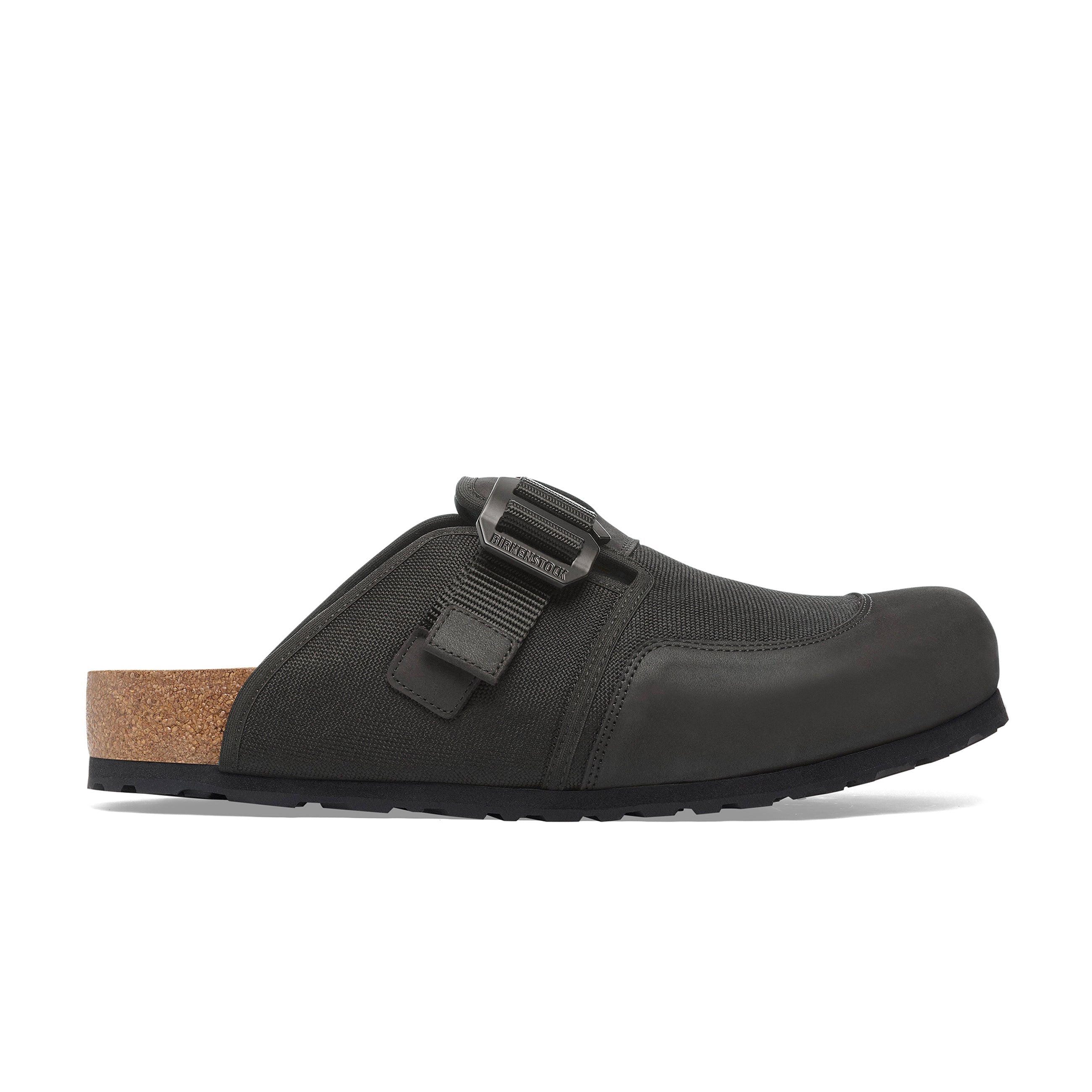 Boston Nova Black Textile/Nubuck Leather