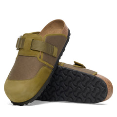 Boston Nova Pine Green Textile/Nubuck Leather