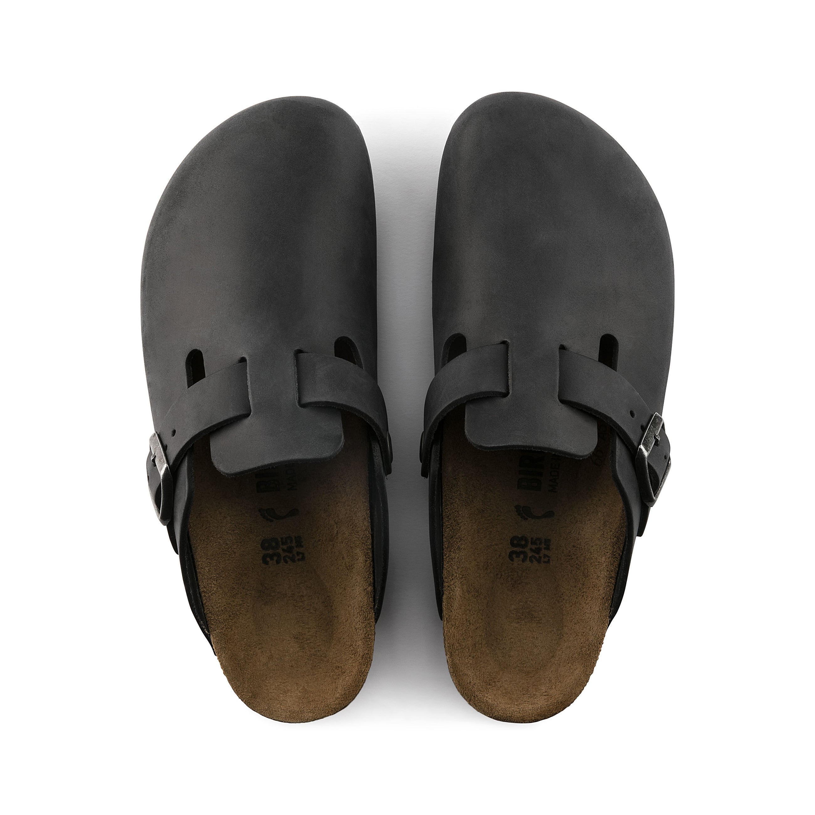 Boston Black Oiled Leather