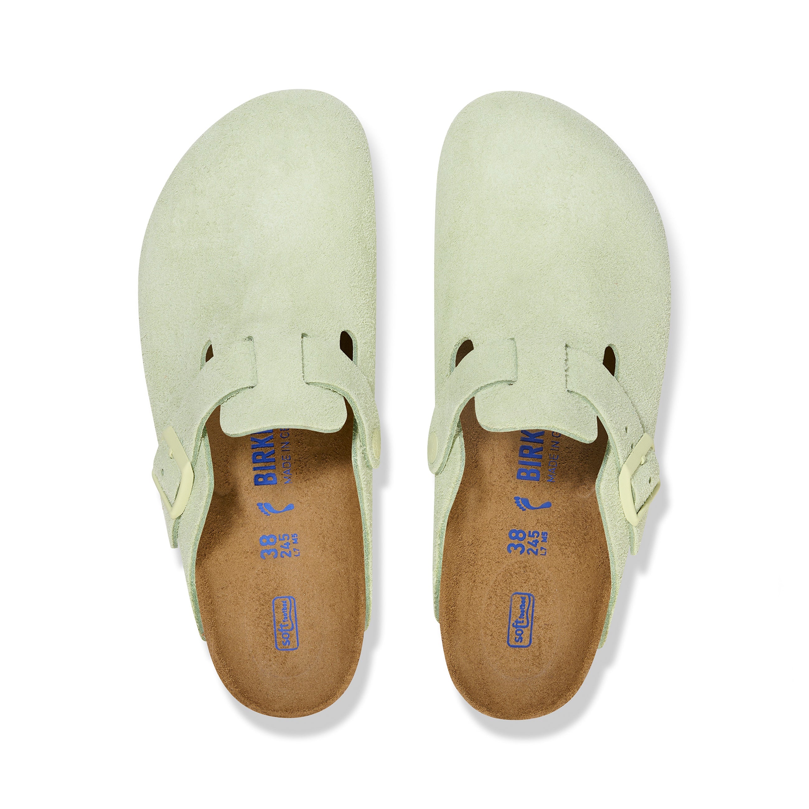 Boston SFB Faded Lime Suede Leather