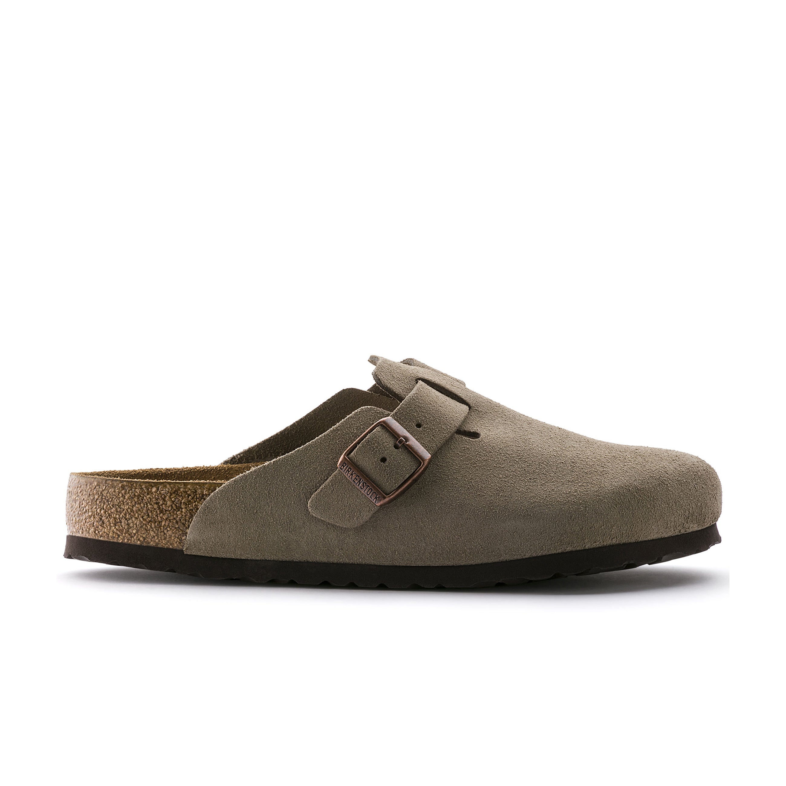 Boston SFB Taupe Suede Leather